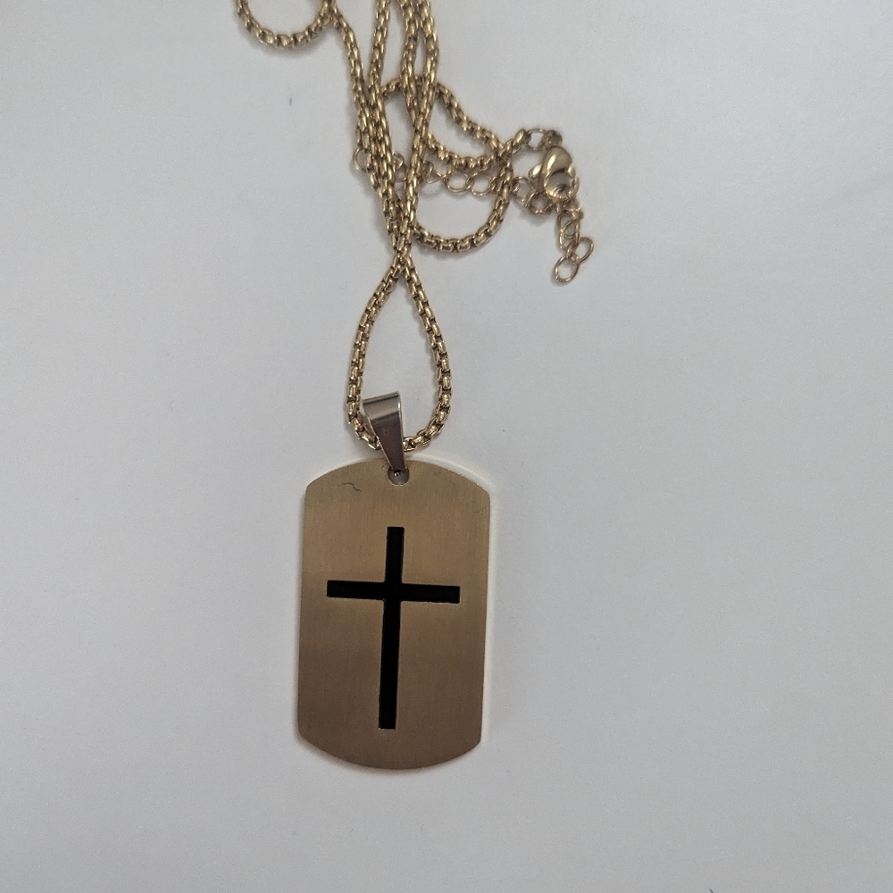 Stainless Steel Faith Necklace
